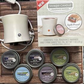 Yankee Candle 192833001795 Gel Tin Warmer Tested Inc. 6 Fragrances High Intensity