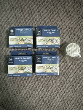 Yankee Candle 192833057112 Sage And Citrus Scentlight Fragrance Refills New Lot Of 5 Five