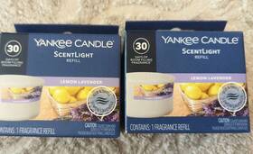 Yankee Candle 192833057266 Lemon Lavender Scentlight Refill New Lot Of 2