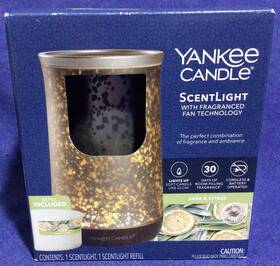 Yankee Candle 192833057358 Scentlight With Fragranced Fan Technology Sage And Citrus New/sealed