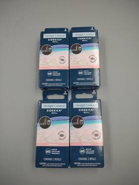 Yankee Candle 192833098726 Lot Of 4 Sidekick Refill 2-packs Pink Sands