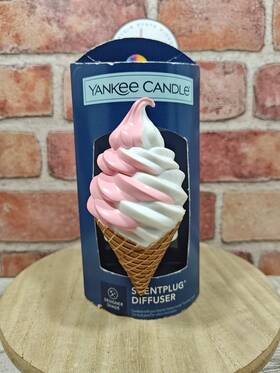 Yankee Candle 192833128362 Ice Cream Cone Scent Plug Diffuser Fragrance Electric Base Nib