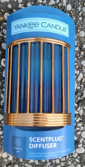 Yankee Candle 192833128485 Scent Plug-in Illuminated Fragrance Diffuser Copper Adjustable