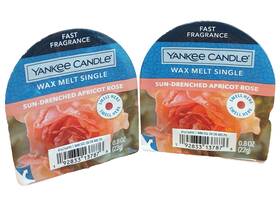Yankee Candle 192833137876 Sun Drenched Apricot Rose Wax Melt Tart Singles X 2 0.8 Oz New