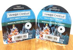 Yankee Candle 192833138095 Wax Melt Tart Singles X 2 Magical Frosted Forest 0.8 Oz Each New
