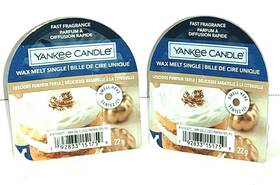 Yankee Candle 192833151759 Luscious Pumpkin Trifle Wax Melt Tart Singles X 2 0.8 Oz Each New