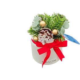 Yankee Candle 192833166753 Holiday Bouquet White Mason Jar Greenery Scentplug Only New