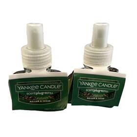 Yankee Candle 192833191731 Balsam And Cedar Scented Oil Plug-in Refill Set Of 2