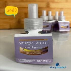 Yankee Candle 192833203700 Scentplug Refill - 5 Pack Lemon Lavender
