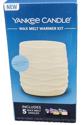 Yankee Candle 192833215123 Wax Melt Warmer Kit Plus 5 Free Singles New In Box