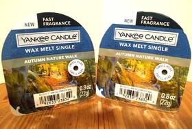 Yankee Candle 192833238320 Autumn Nature Walk Wax Melt Tart Singles X 2 0.8 Oz Each New