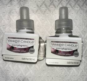 Yankee Candle 192833238894 Sugared Apple Scent Plug In Refills S/2 Nwt Hard To Find
