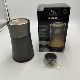 Yankee Candle 192833238979 Woodwick Radiance Diffuser With 1 Fireside Refill Open Box