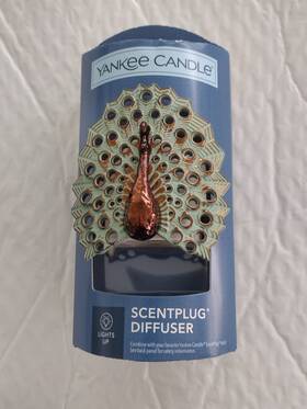 Yankee Candle 192833267078 Light Up Peacock Scent Plug Diffuser New
