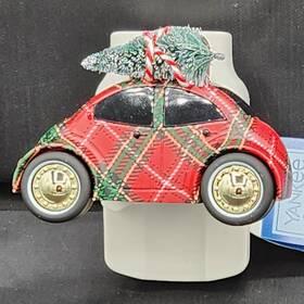 Yankee Candle 192833294111 Holiday Buggy Plaid Car Light Up Scent Plug Diffuser New