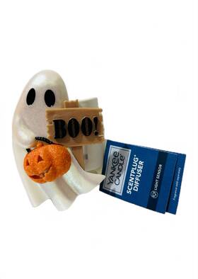 24088 Yankee Candle Halloween Ghost Boo Scentplug Diffuser W Light Sensor New