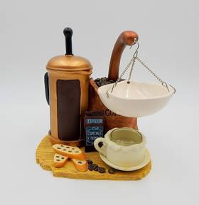 Yankee Candle 486860118909 Coffee Press Hanging Tart Warmer Espresso Biscotti Tealight