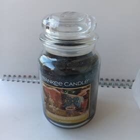 Yankee Candle 609032066802 Patchouli Large 22 Oz Jar Discontinued Scent Rare Black Stripe