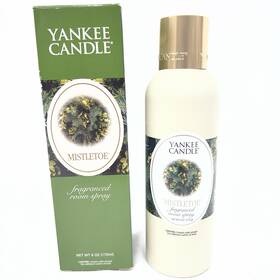 Yankee Candle 609032442897 Mistletoe Fragrance Room Spray Retired Holiday Christmas Scent Nib
