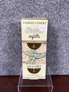 Yankee Candle 609032471330 Electric Oil Home Fragrance Refills 2 Pack Nib Sage And Citrus