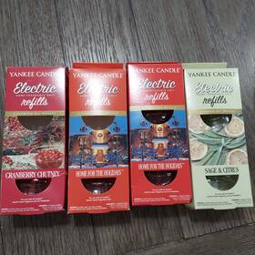 Yankee Candle 609032488253 Electric Home Fragrance Unit Refills 2 Full Single Sage&citrus