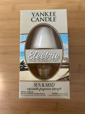 Yankee Candle 609032568238 Sun And Sand Electric Home Fragrance Unit Adjustable Strength New