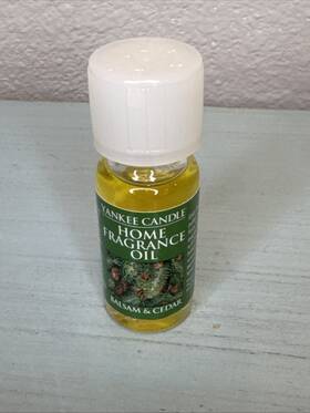 Yankee Candle 609032586096 New Balsam And Cedar Home Fragrance Oil 0.33 Oz Discontinued