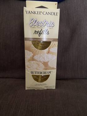 Yankee Candle 609032594473 Buttercream Electric Oil Home Fragrance Refills 2 Pack New Rare