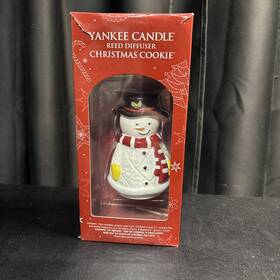 Yankee Candle 609032763343 Snowman Reed Diffuser Christmas Cookie 2010 Retired No Reeds Used