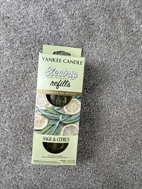 Yankee Candle 609032808860 Electric Home Fragrance Unit Refills - Sage And Citrus 2 Pack