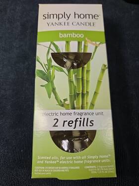 Yankee Candle 609032815318 Simply Home Inch Bamboo Retired Electric Fragrance Unit Refills