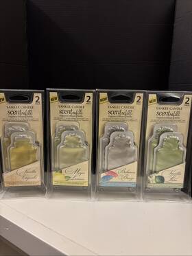 Yankee Candle 609032912048 4 Packs Fragrance Diffuser Scent Refills Vanilla Bahama Lemon Lime
