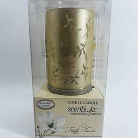 Yankee Candle 609032913359 Scentlight Fragrance Diffuser Starter Kit Fluffy Towels New Sealed