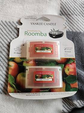 Yankee Candle 854354002223 Roomba Room Aroma Refill Pack Macintosh Robot Add Ons New