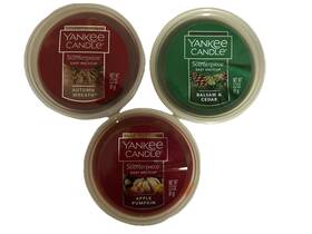 Yankee Candle 886860164492 Sunlit Easy Meltcup 2.2oz Lot Of 3 Apple Pumpkin Autumn Wreath