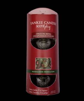 Yankee Candle 886860288884 Balsam And Cedar Scent Plug Refills 2 Pack New
