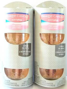 Yankee Candle 886860288945 Scentplug Pink Sands Oil Refill Bulbs New X 4