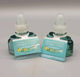Yankee Candle 886860590307 Lot Of 2 Happy Spring Scent Plug-in Scentplug Diffuser Refills