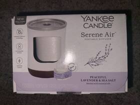 Yankee Candle 886860786267 New Serene Air Portable Waterless Diffuser - Lavender And Sea Salt