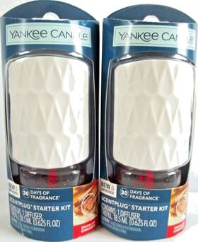 Yankee Candle Co. 1654804 Scentplug Sparkling Cinnamon Fragrance Diffuser Starter Pack New X 2