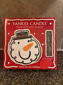 Yankee Candle Home For The Holidays Oil Fragranced Porcelain Ornament Snowman