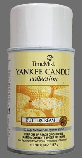 Yankee Candle Special Collection By Waterbury Co. Timemist 043725220001 Buttercream Metered Spray Refill Can 6.6oz New Retired
