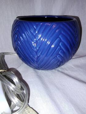 Spw-09 Yankee Candle Ceramic #spw-09 Electric Wax Tart Warmer Blue Works
