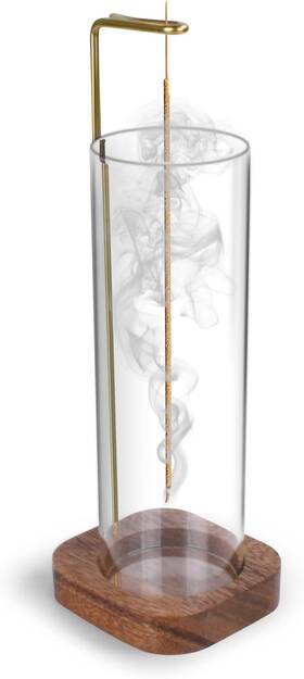Ih001 Yhaoen Incense Holder Insence- Stick Anti-ash Flying With Wood