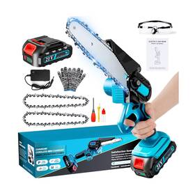 Sy-lt06 Yustar Mini Chainsaw Cordless 6inch Chain Saw Electric Battery S... Fast Ship