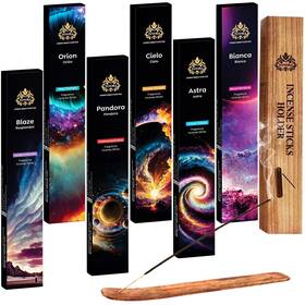 Yuvora 860010218358 Aromatic Incense Sticks Gift Set 120 Handcrafted With 6 Soothing