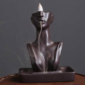 Zasb936307 Yyw Statue Backflow Incense Holder Burner Waterfall Aromatherapy Ornament