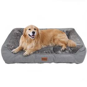 Zakapaws Usaz01a251dbs050xl Orthopedic Dog Bed For Extra Large Dogs - Thick Supportive Couch Be