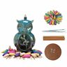 Zasb836070 Yyw Nice Backflow Incense Burner Holder Owl Shape Waterfall Porcelain