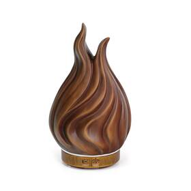 Vase01 Zqlotxiao Essential Oil Diffuser 200ml Wood Grain Auto Shut-off 7 Led Lights